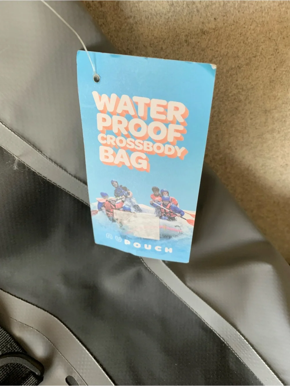 Water proof Crossbody Bag Black & Gray